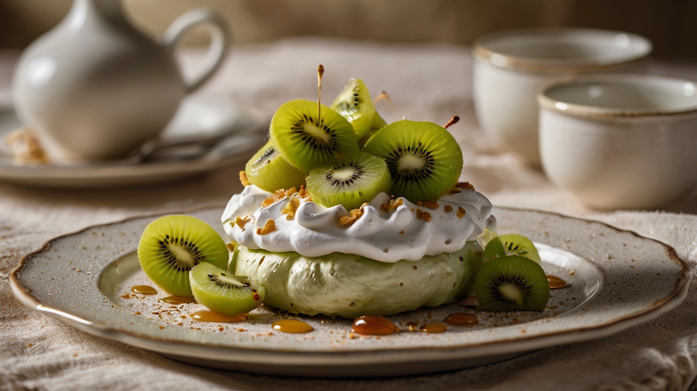 Ensalada tropical con kiwi