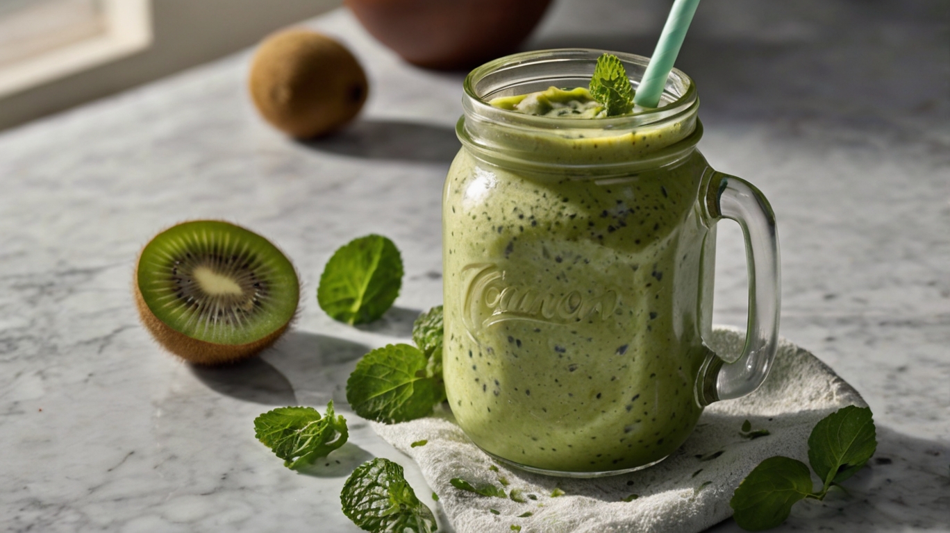 Batido energético de kiwi